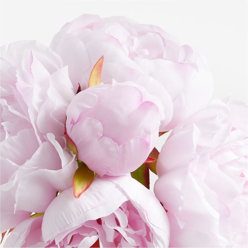 Pink Faux Peony Bunch, Set of 5 + Reviews | Crate & Barrel | Crate & Barrel
