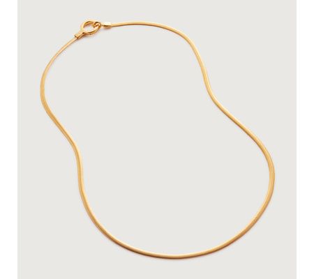 Doina Snake Chain Necklace 46cm/18" | Monica Vinader (Global)