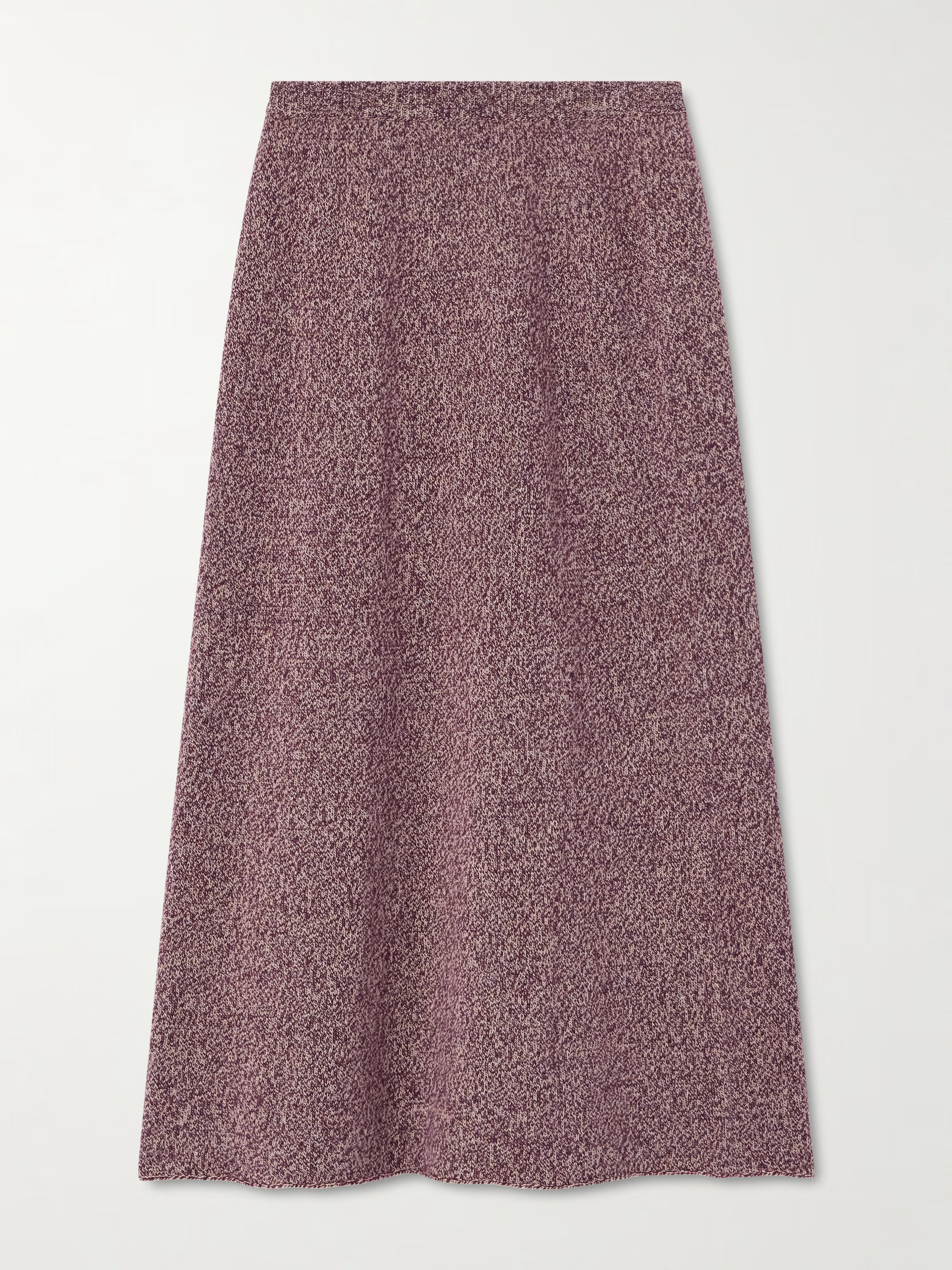 Marl cashmere midi skirt | NET-A-PORTER (US)