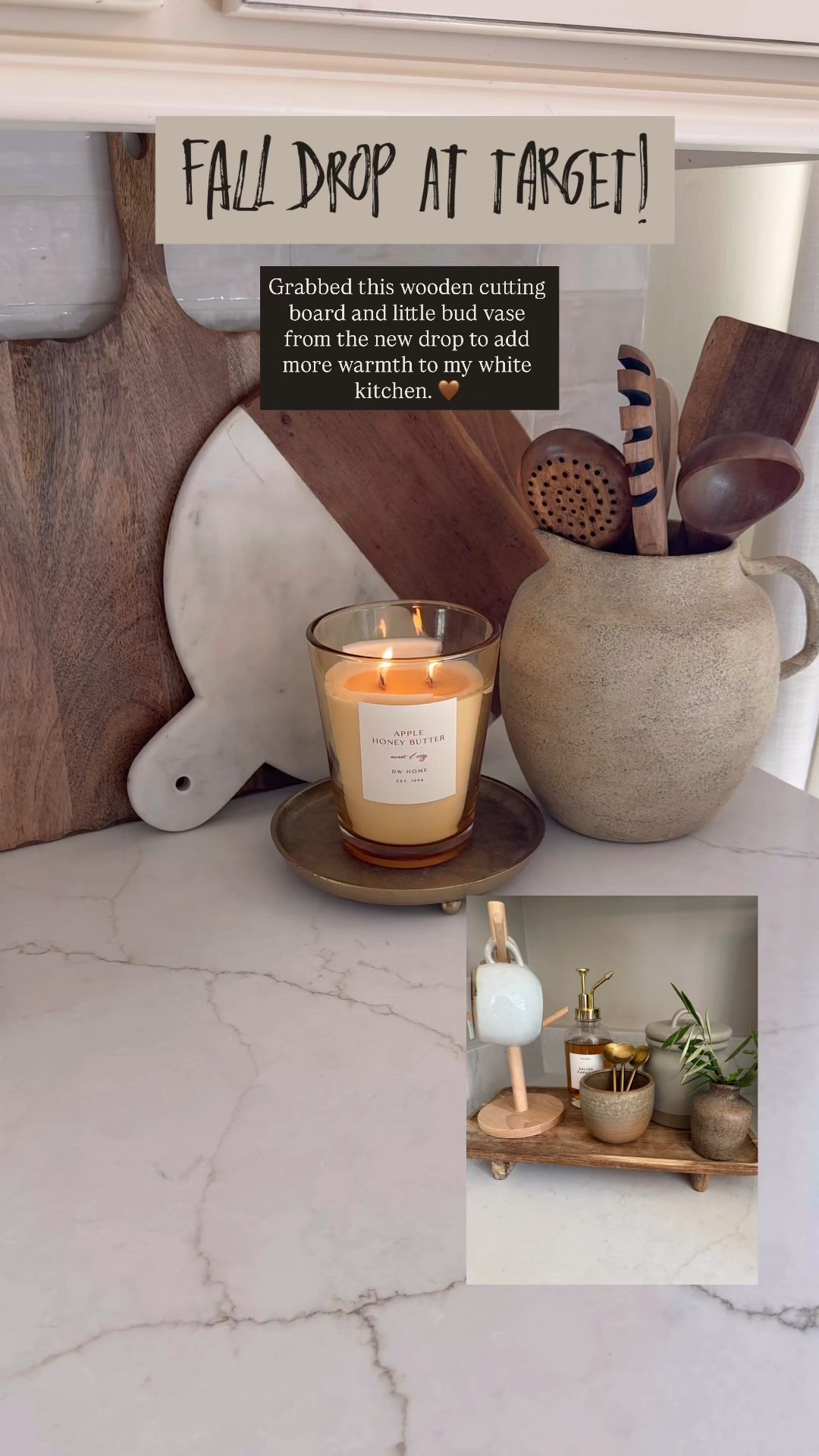 Sharing my favorites from the new Hearth & Hand Fall Collection at Target along with what I picked up to add warmth to my white kitchen. 

#LTKStyleTip #LTKSeasonal #LTKHome