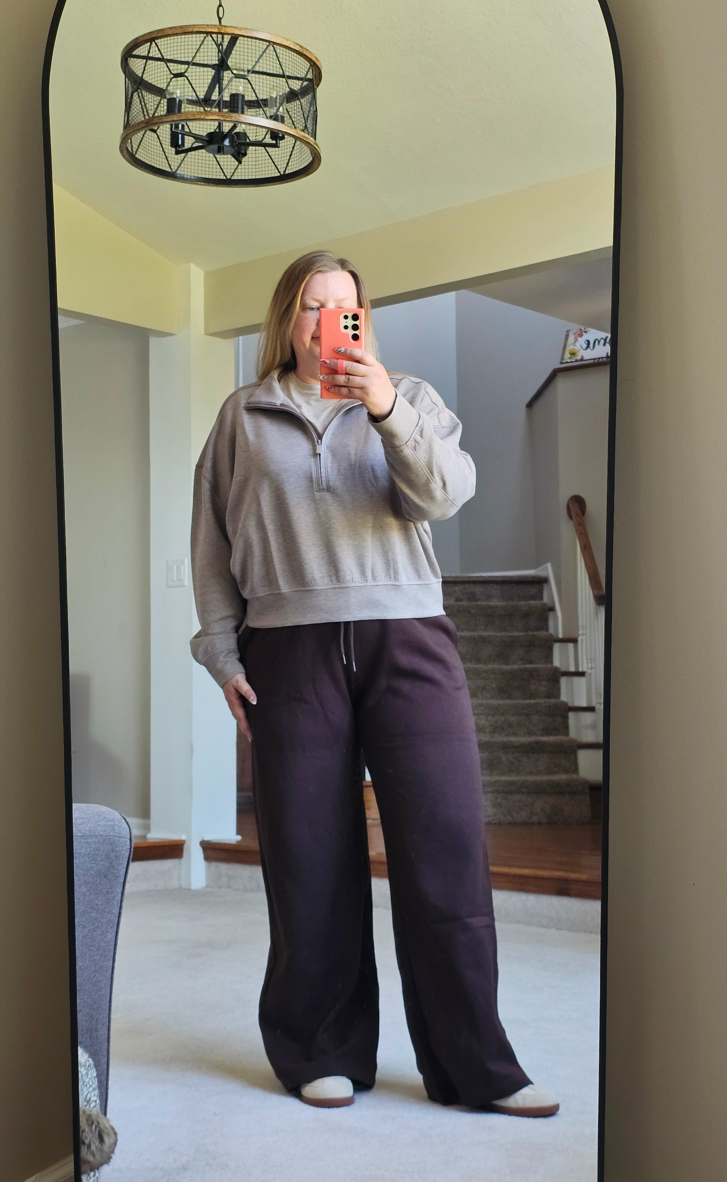 Comfy and casual...say less.  Pullover xl. Sweats xl. Shoes tts. 

#LTKActive #LTKSaleAlert #LTKFindsUnder100