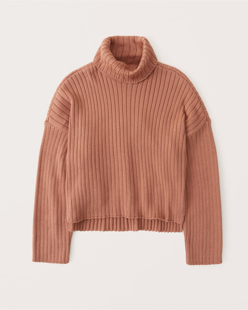 90s Ribbed Turtleneck Sweater | Abercrombie & Fitch (US)