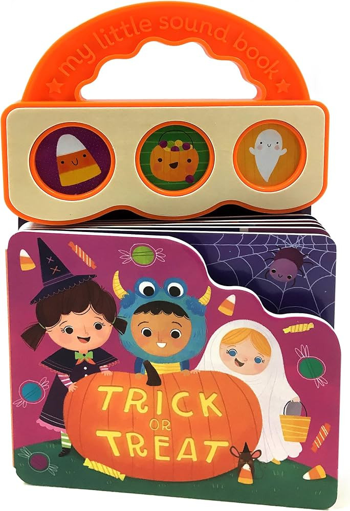 Trick Or Treat 3-Button Sound Halloween Board Book for Babies and Toddlers | Amazon (US)