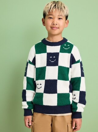 SoSoft Oversized Crew-Neck Sweater for Boys | Old Navy (US)