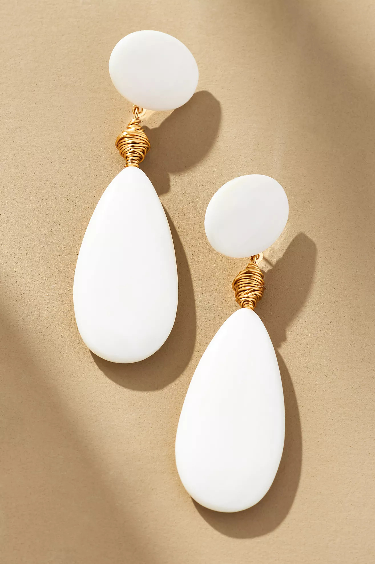 Double Stone Drop Earrings | Anthropologie (US)