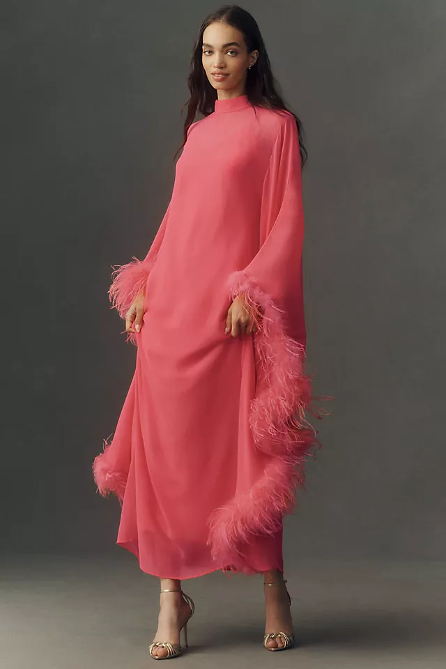 Feathered Kaftan | Anthropologie (US)