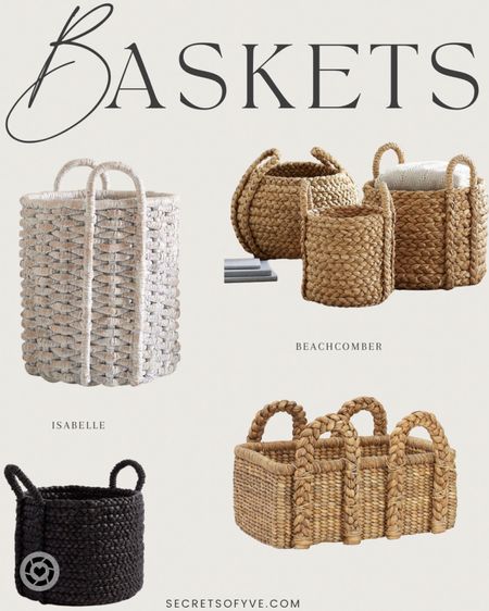 Secretsofyve: these baskets are so pretty and can be used in any room in your home or office! Also use as gift baskets and fill with gifts!
#Secretsofyve #LTKfind #ltkgiftguide
Always humbled & thankful to have you here.. 
CEO: PATESI Global & PATESIfoundation.org
 #ltkvideo #ltkhome @secretsofyve : where beautiful meets practical, comfy meets style, affordable meets glam with a splash of splurge every now and then. I do LOVE a good sale and combining codes! #ltkstyletip #ltksalealert #ltkeurope #ltkfamily #ltku #ltkfindsunder100 #ltkfindsunder50 secretsofyve

#LTKHome #LTKSeasonal #LTKKids