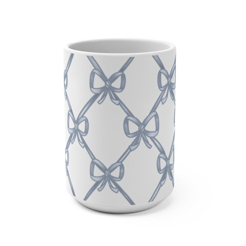 Take a Bow Ribbon Bow Mug blue Blue Ribbon Mug Blue Bows - Etsy | Etsy (US)