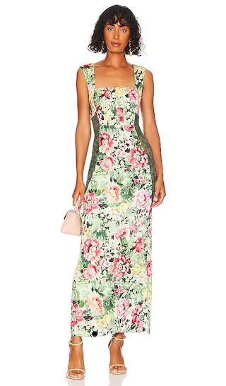 Diana Maxi Dress in Green Rosa Floral | Revolve Clothing (Global)