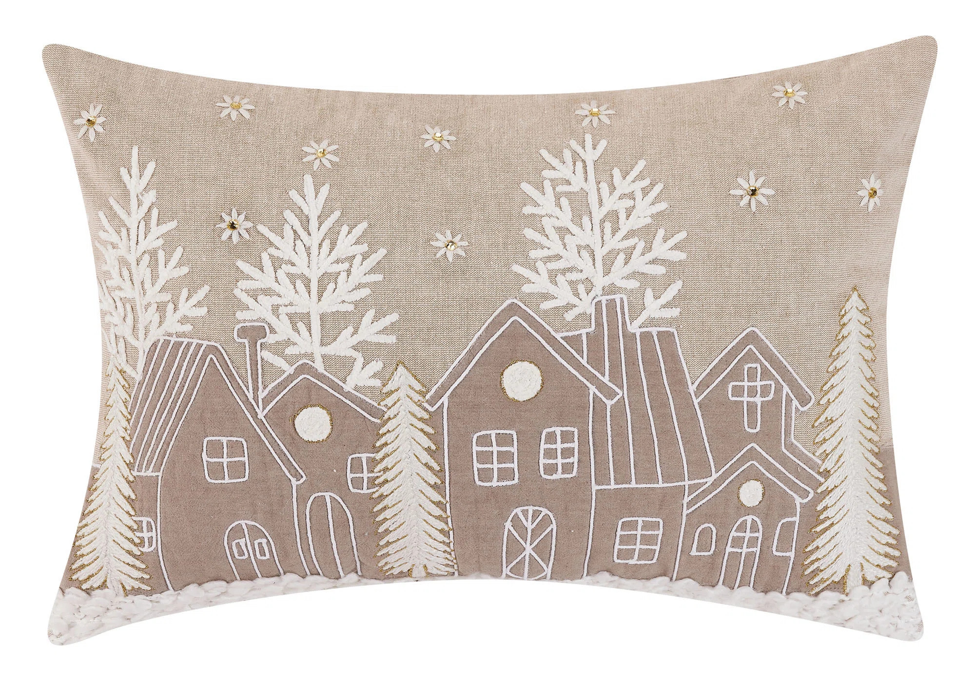 Sequined Cotton Throw Pillow | Wayfair North America