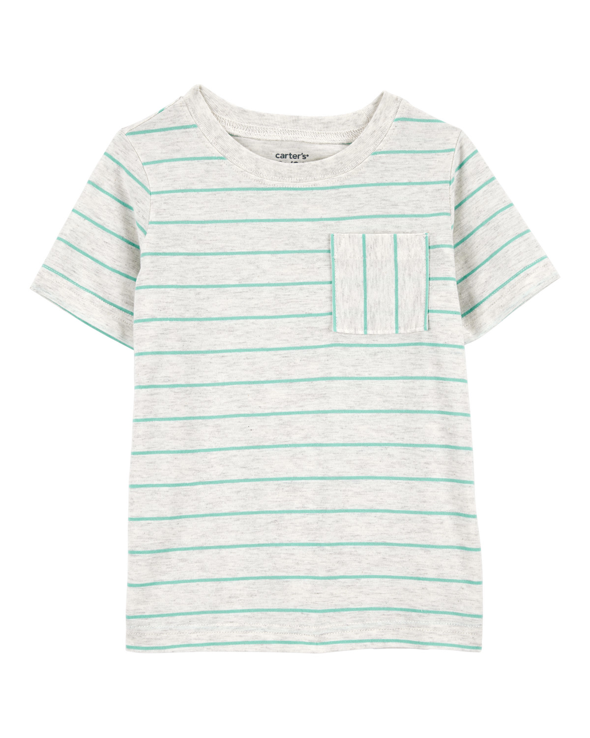 Toddler Striped Short-Sleeve Pocket Tee - Carter's | Carter's | Carter's Inc
