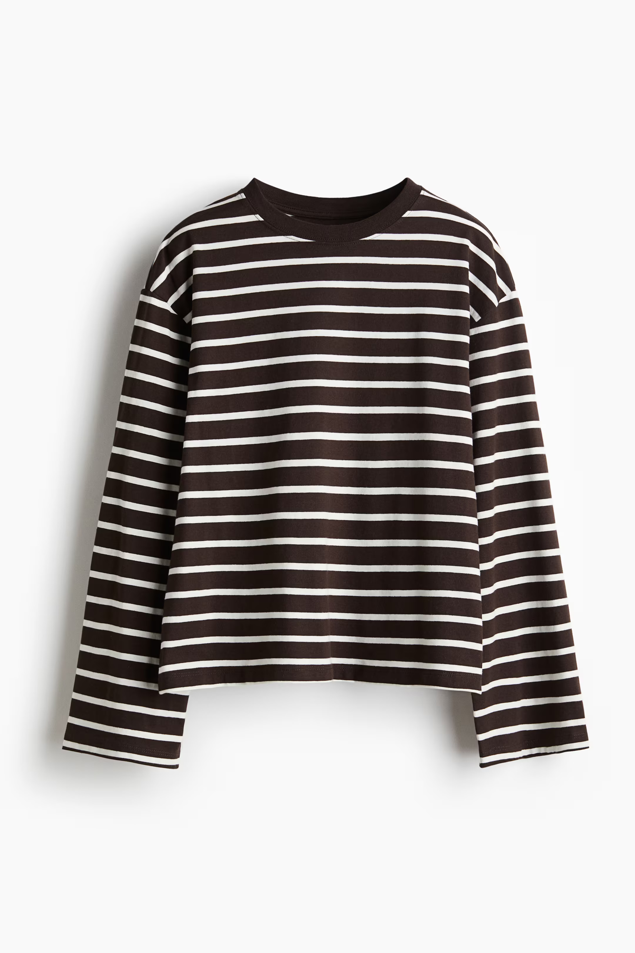 Katoenen top met lange mouwen | H&M (DE, AT, CH, NL, FI)