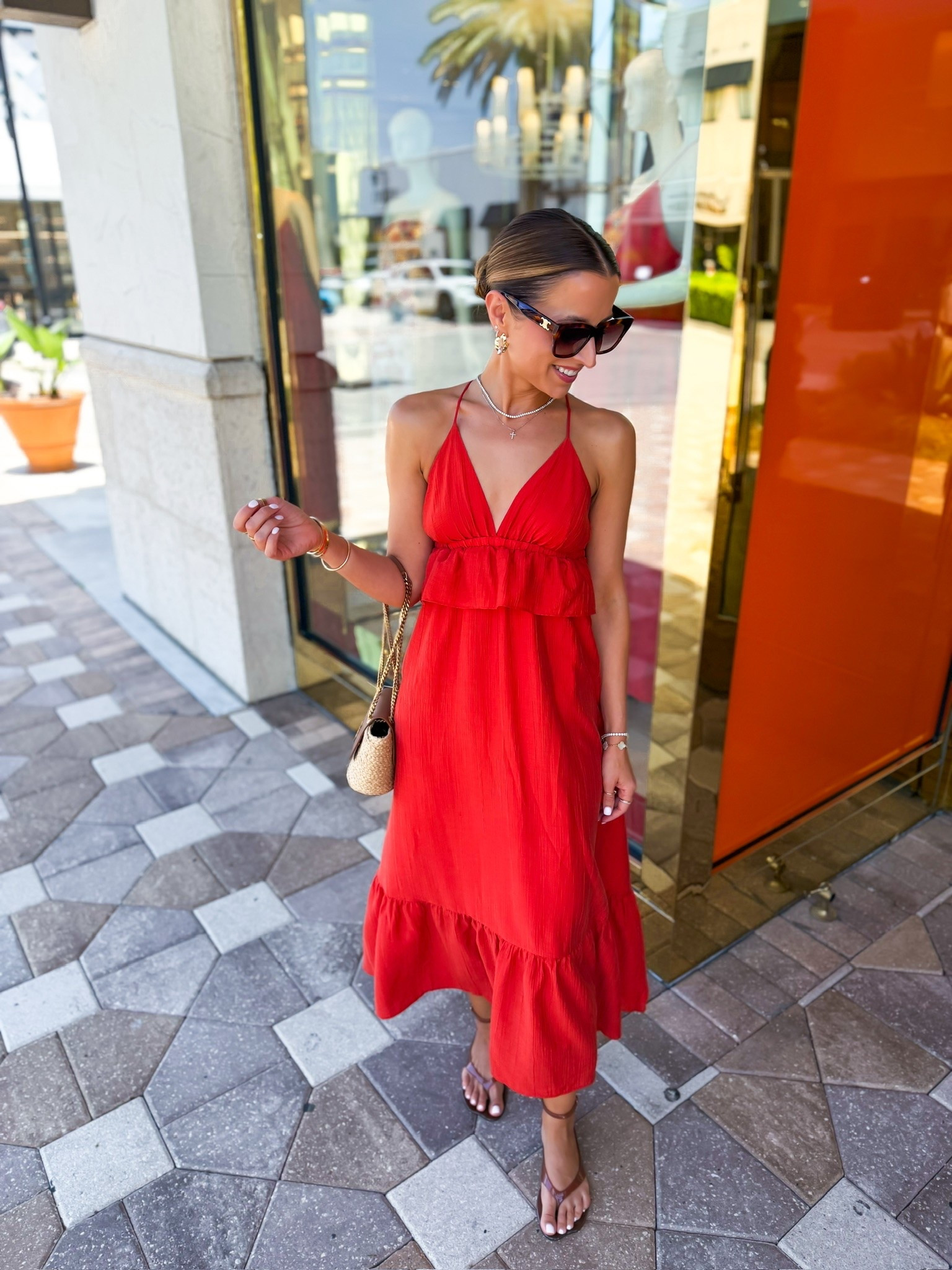 New Target arrivals for summer and early fall! Resort outfit. Resort dress. Vacation dress. Vacation outfit. Wearing XS. Summer dress. Summer outfit. Jelly sandals. YSL raffia bag.

#LTKootd #LTKTravel #LTKSeasonal