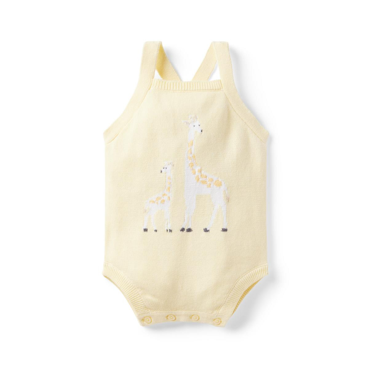 Baby Giraffe Sweater Romper | Janie and Jack
