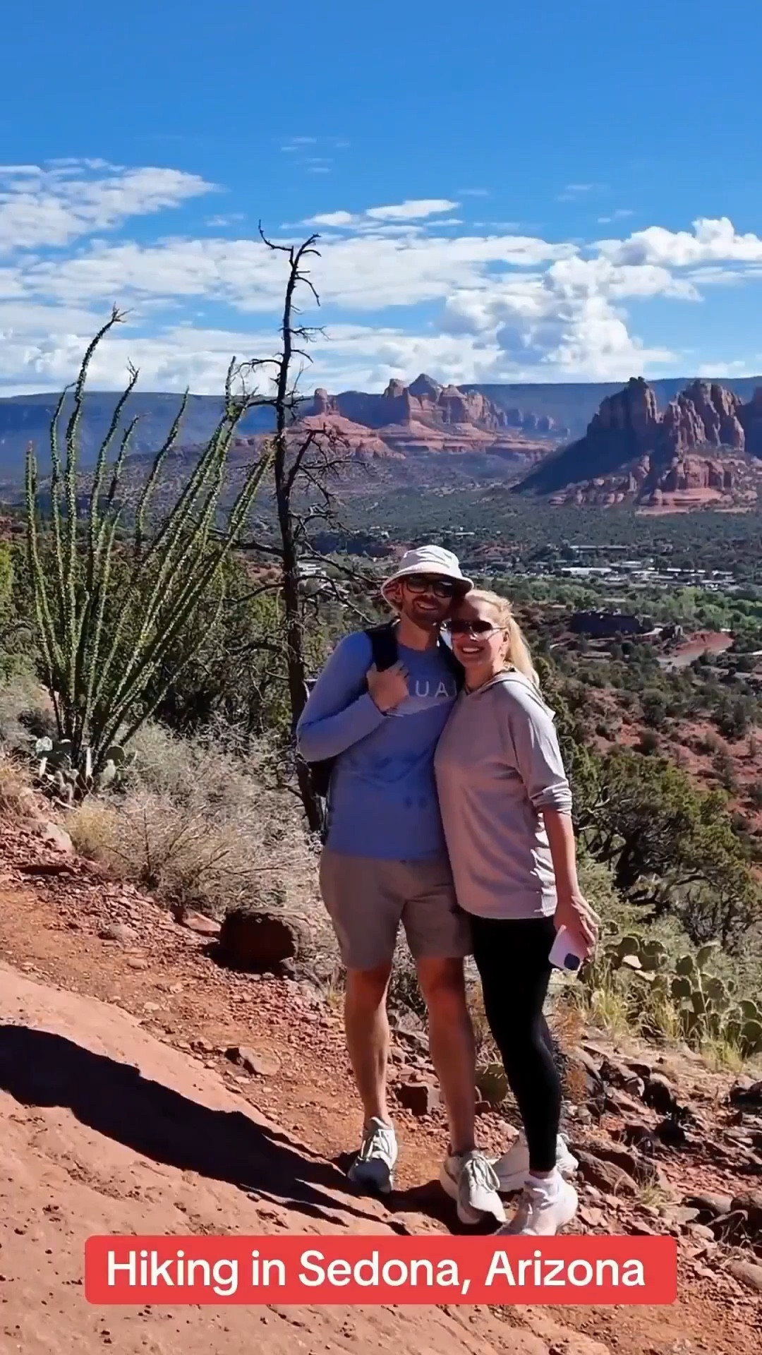 ⛰️SEDONA, ARIZONA: Had a great time hiking in Sedona, Arizona! Walked 6 miles and had amazing mountain views as you can see! 

🫶🏻We’re on top of the Airport Mesa Vortex here and working our way back down the Airport Loop Trails.

🙌🏼I was comfortable all day in my amazon hiking outfit. UVA/UVB protection hoodie and black leggings for the win!

👏🏼Wearing a large in everything. Highly recommend this outfit for your next hiking adventure!

⛰️HIKING OUTFIT: @amazonfashion
👟SNEAKERS: @hoka

#athleisure #fallfashion #fallstyle #casualoutfitideas
#amazonfashion #amazon #amazonfinds #amazonprime #founditonamazon #amazonstyle #hoka #flyhumanfly #hokasneakers #sedona #sedonaarizona #sedonaescape #sedonahiking #visitarizona #hiking #hikingstyle #getoutside #TLPicks #street2beachstyle #LTK #tampabloggers #stpetebloggers @jtstjtst11 

#LTKSeasonal #LTKOver40 #LTKSaleAlert #LTKU #LTKTravel #LTKgrwm #LTKootd #LTKMidsize #LTKActive #LTKfitnessgoals
