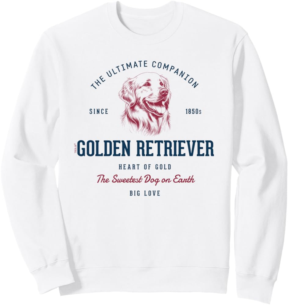 Retro Styled Vintage Golden Retriever Sweatshirt | Amazon (US)