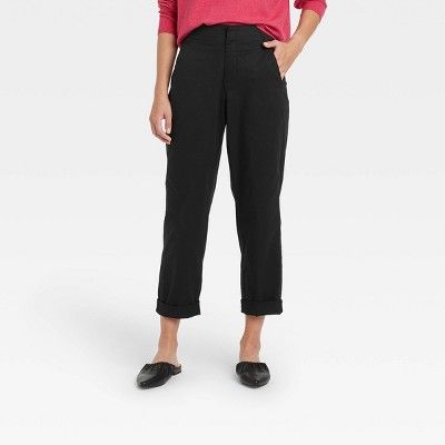 Women's High-Rise Straight Chilled Out Ankle Chino Pants - A New Day™ | Target