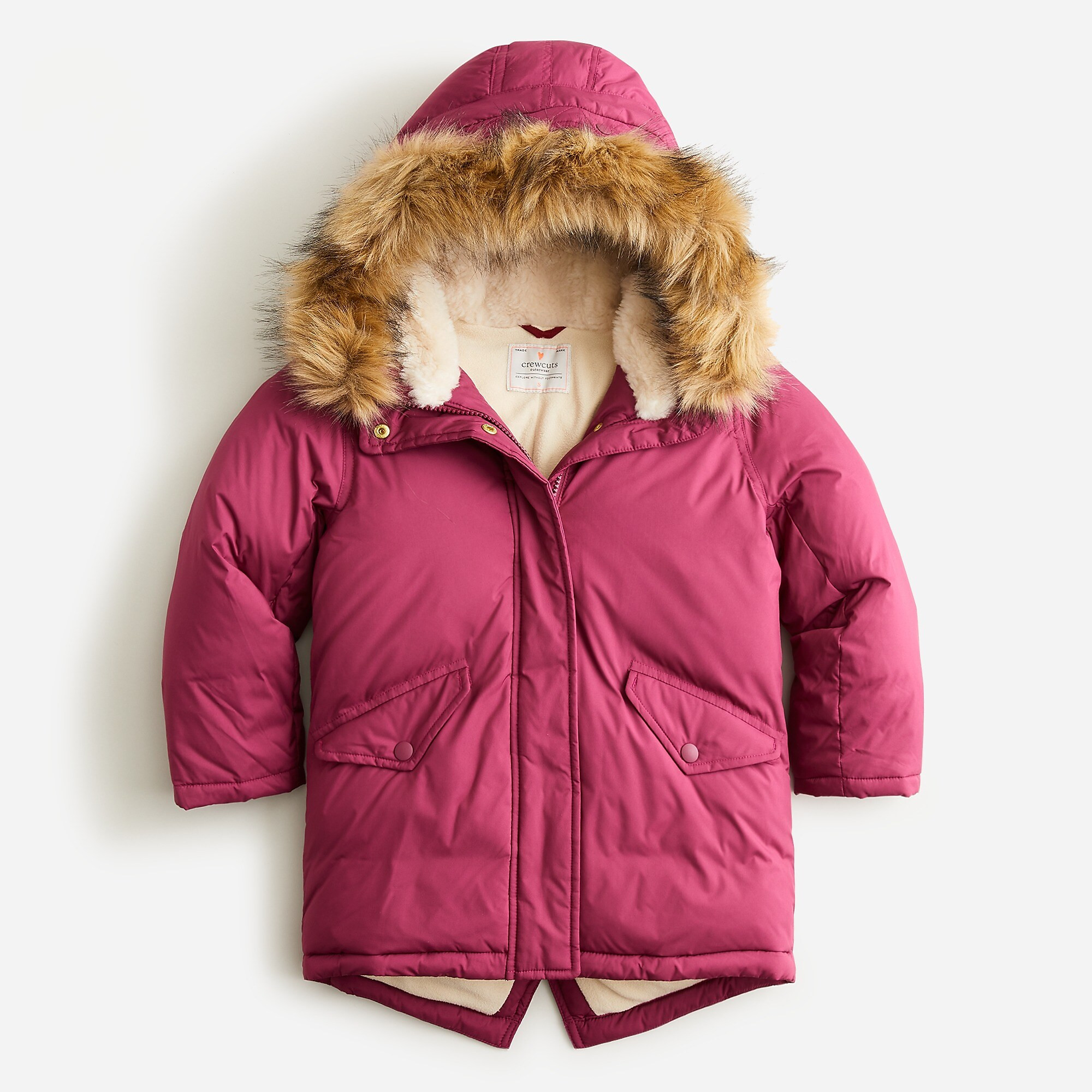 J.Crew: Girls' Puffer Jacket With PrimaLoft® For Girls | J. Crew US