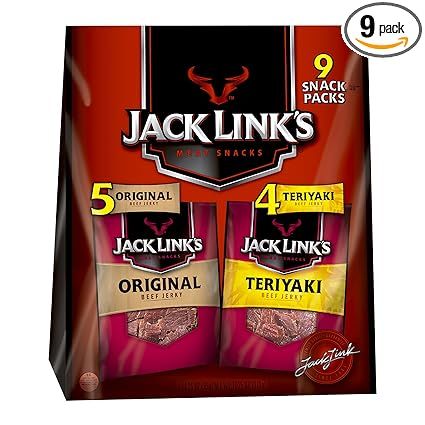Jack Link’s Beef Jerky Variety, 1.25 oz, (9 count) | Amazon (US)