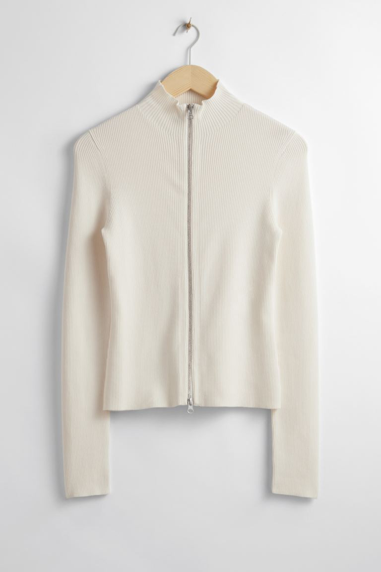 Slim Zip Cardigan | H&M (UK, MY, IN, SG, PH, TW, HK)