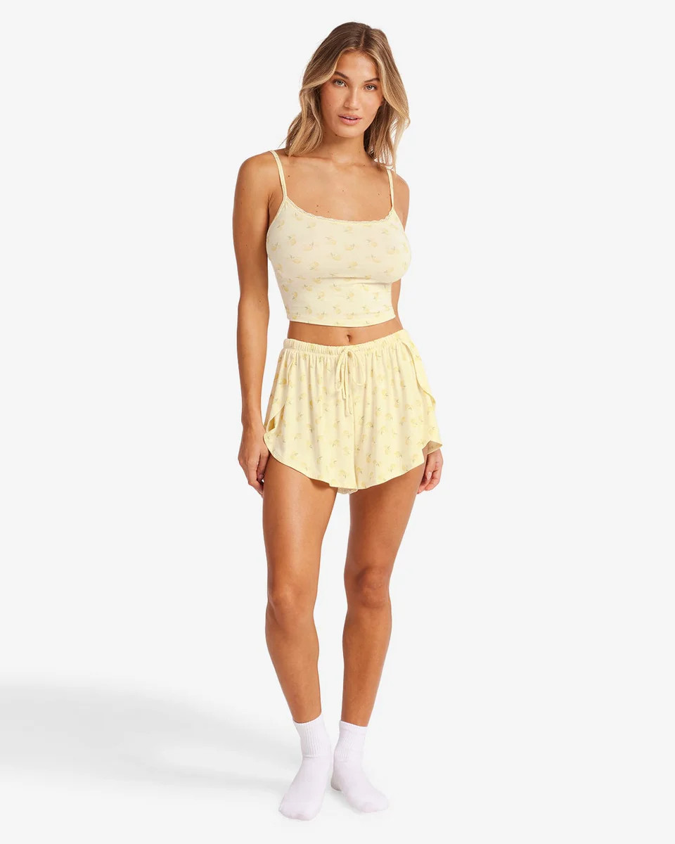 Sleep Shorts | Lemon Print | Crop Shop Boutique AU