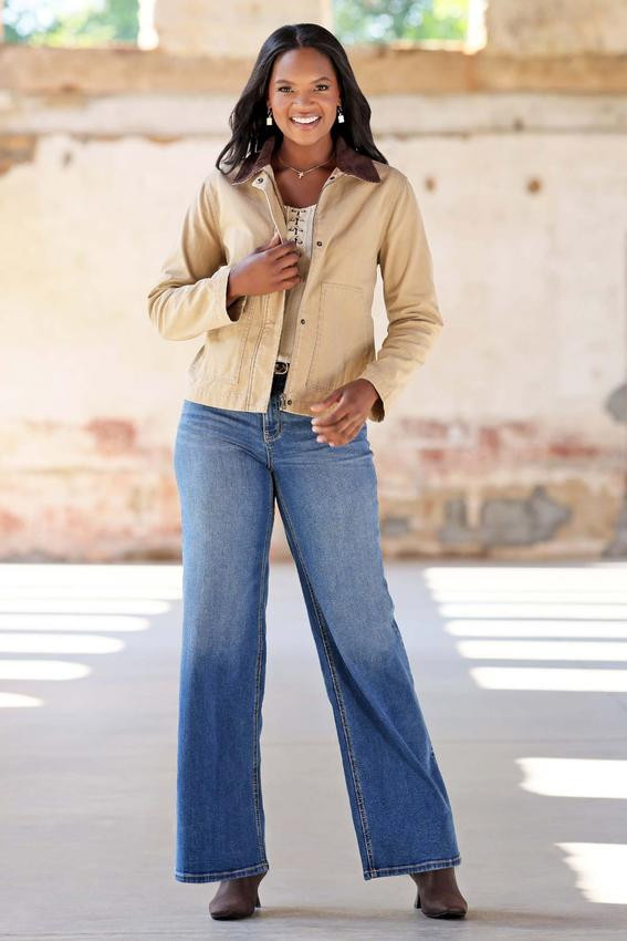 High Rise Wide Leg Jeans | Cato Fashions