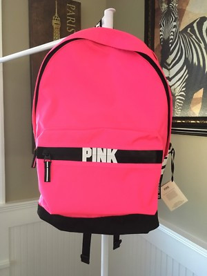 Victoria's Secret PINK CAMPUS BACKPACK Pink On Fleek Bookbag 2017 NWT  | eBay | eBay US