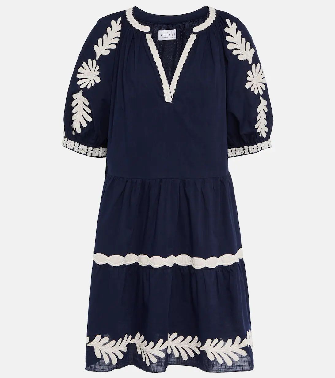 Josephine embroidered cotton minidress | Mytheresa (INTL)