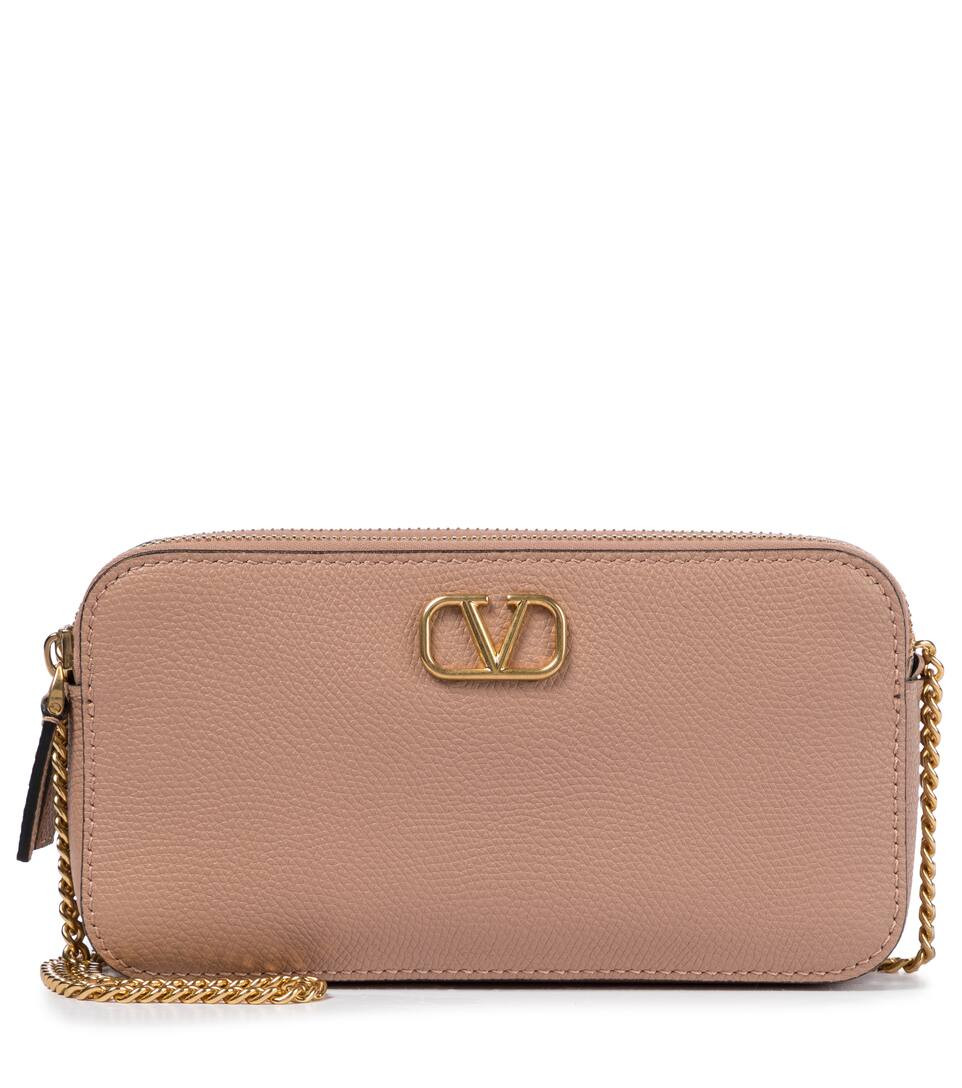Valentino Garavani VLOGO leather camera bag | Mytheresa (US/CA)
