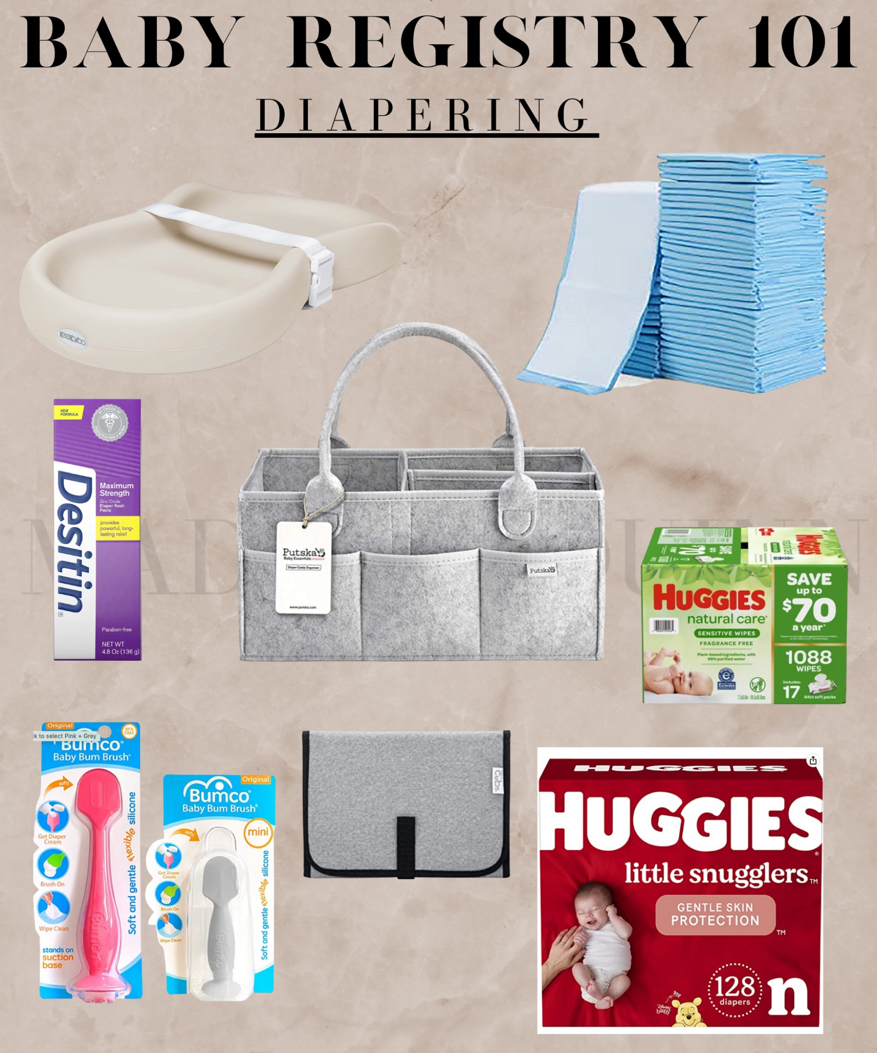 BABY REGISTRY 101 - DIAPERING 

#LTKbaby