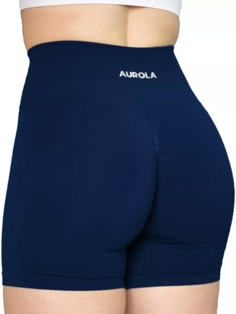  AUROLA Power Workout Shorts For Women 3 Pieces Pack