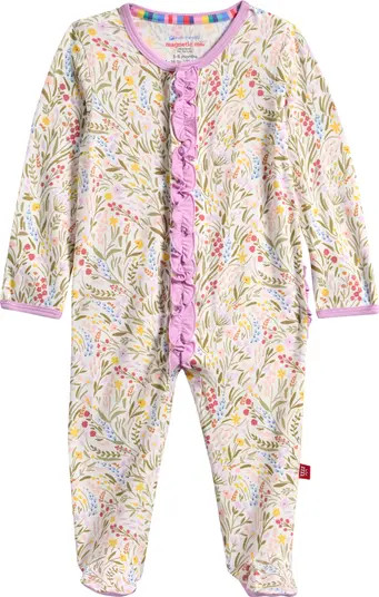 Magnetic Me Ashleigh Ruffle Footie | Nordstrom | Nordstrom