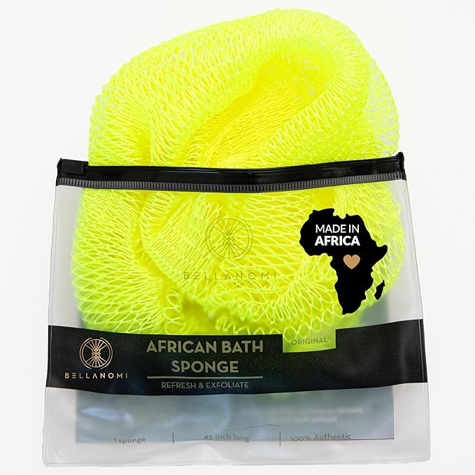 BELLANOMI African Exfoliating Net Sponge, Authentic, Ethically sourced from Nigeria, 45 inches Lo... | Amazon (US)