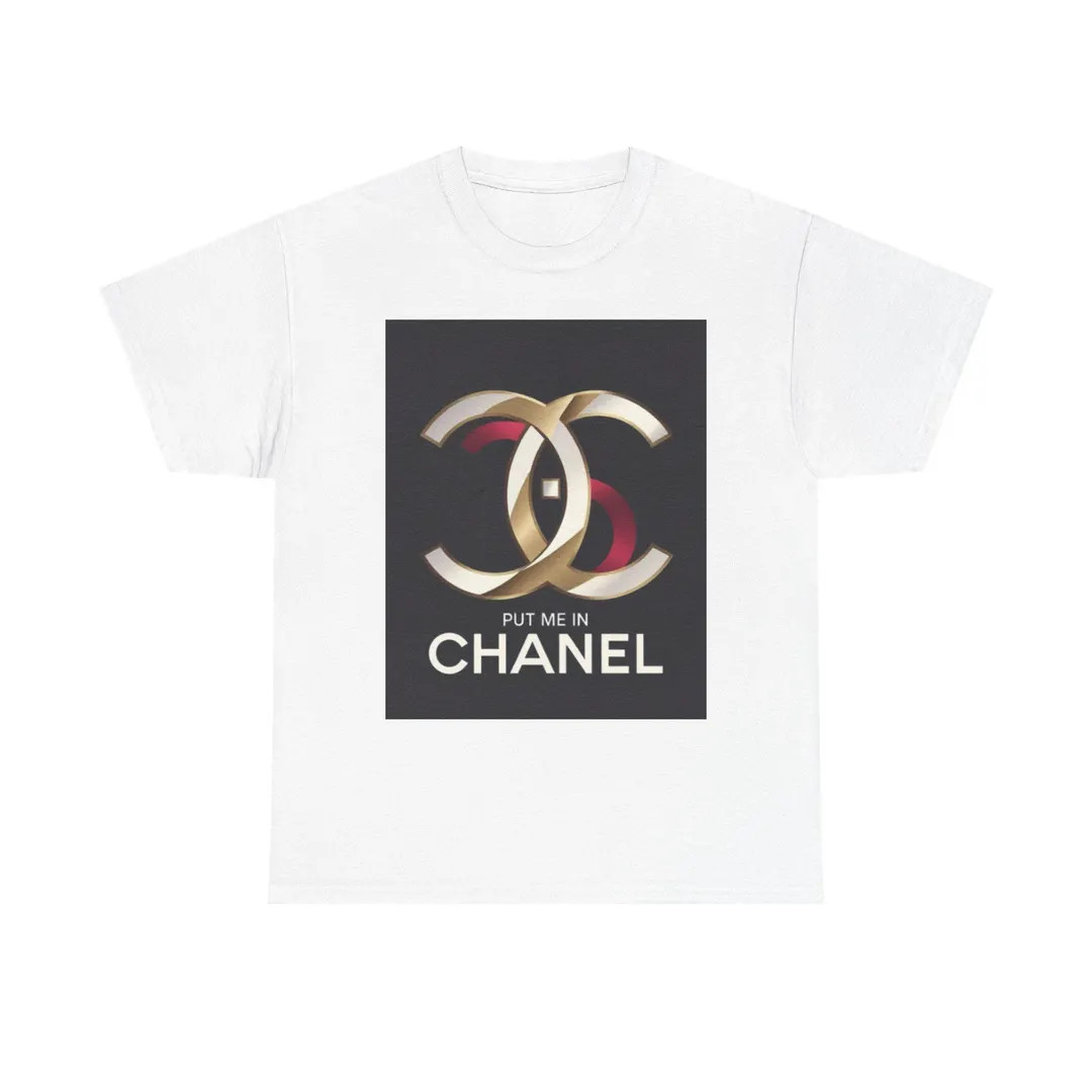 Put Me in Chanel Tee | Graphic T-shirt, Fashion Logo Design - Etsy | Etsy (US)