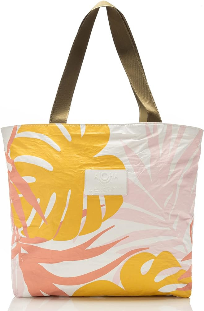 ALOHA Collection Tote | Lightweight, Packable, and Splash-Proof Beach Tote Bag | Easy to Clean | Amazon (US)