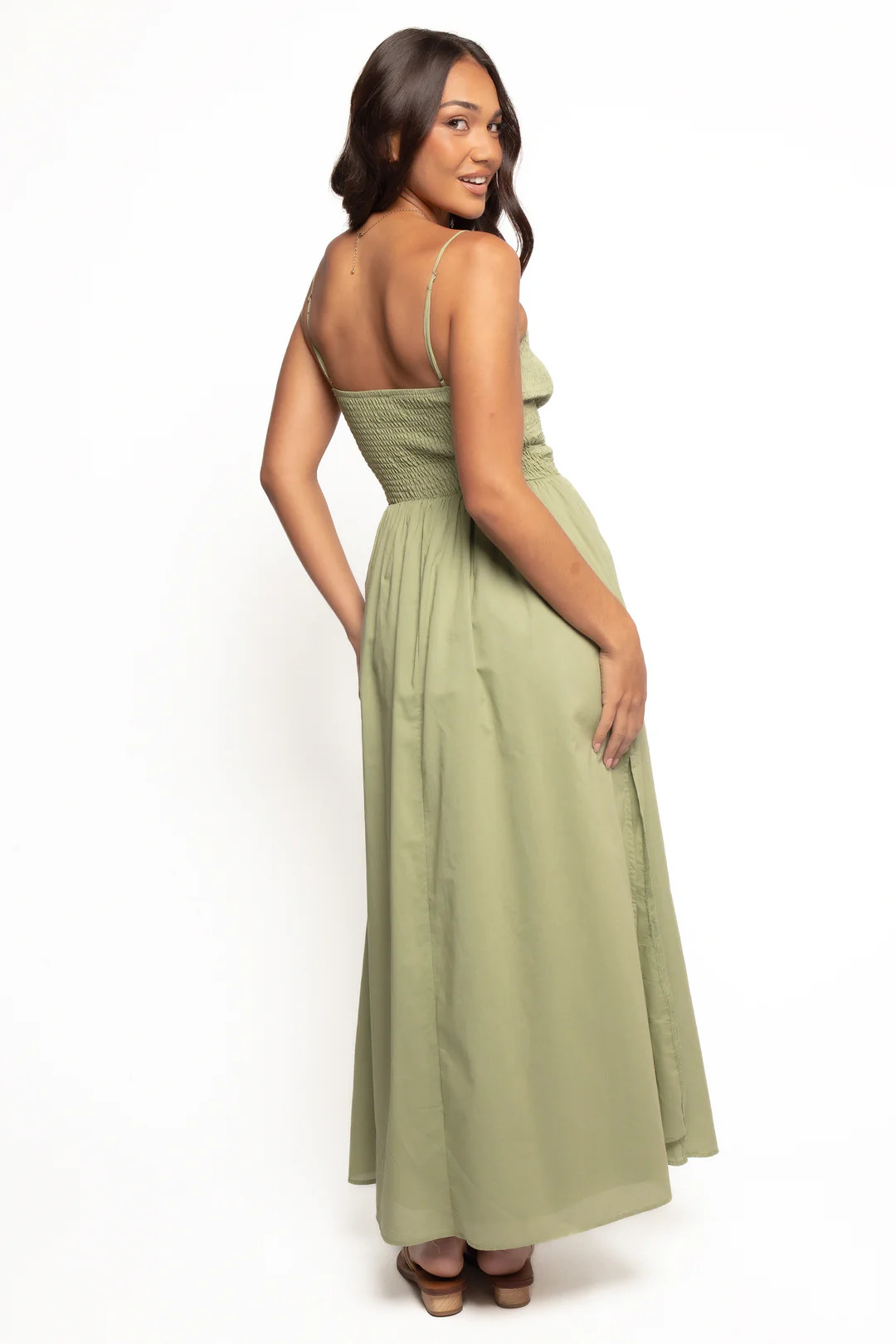 Cagnes Maxi Dress - Olive | Petal & Pup (US)