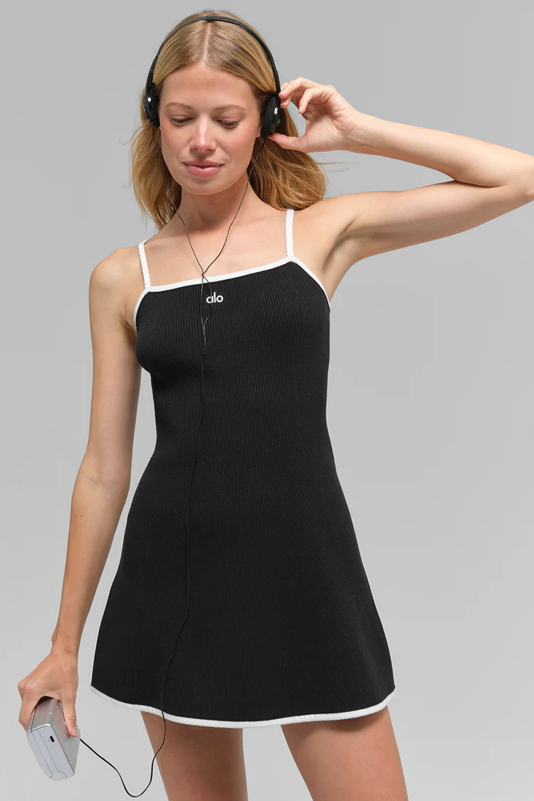 Ribbed Sweater Knit Highline Dress | Alo Yoga (US)