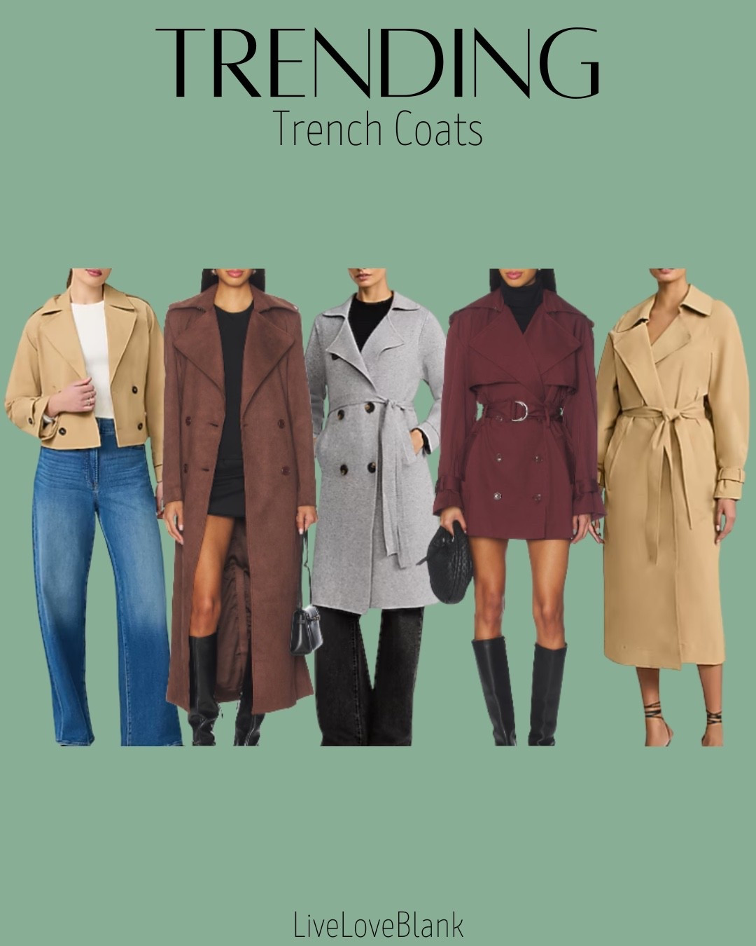 Trending…trench coats! 
Seasonal style 

#LTKmomlife #LTKOver40 #LTKSeasonal