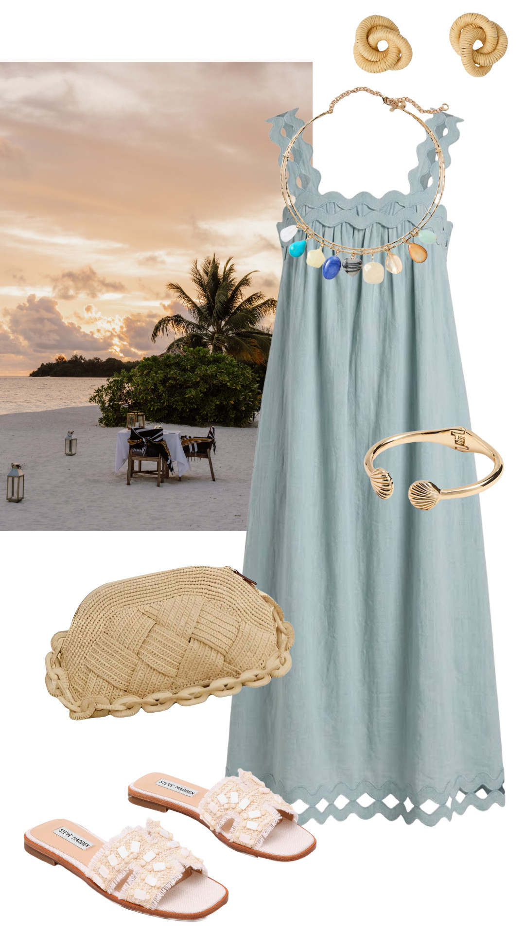 Beach dinner outfit inspo! 

 #LTKdayinmylife #LTKgrwm #LTKSeasonal