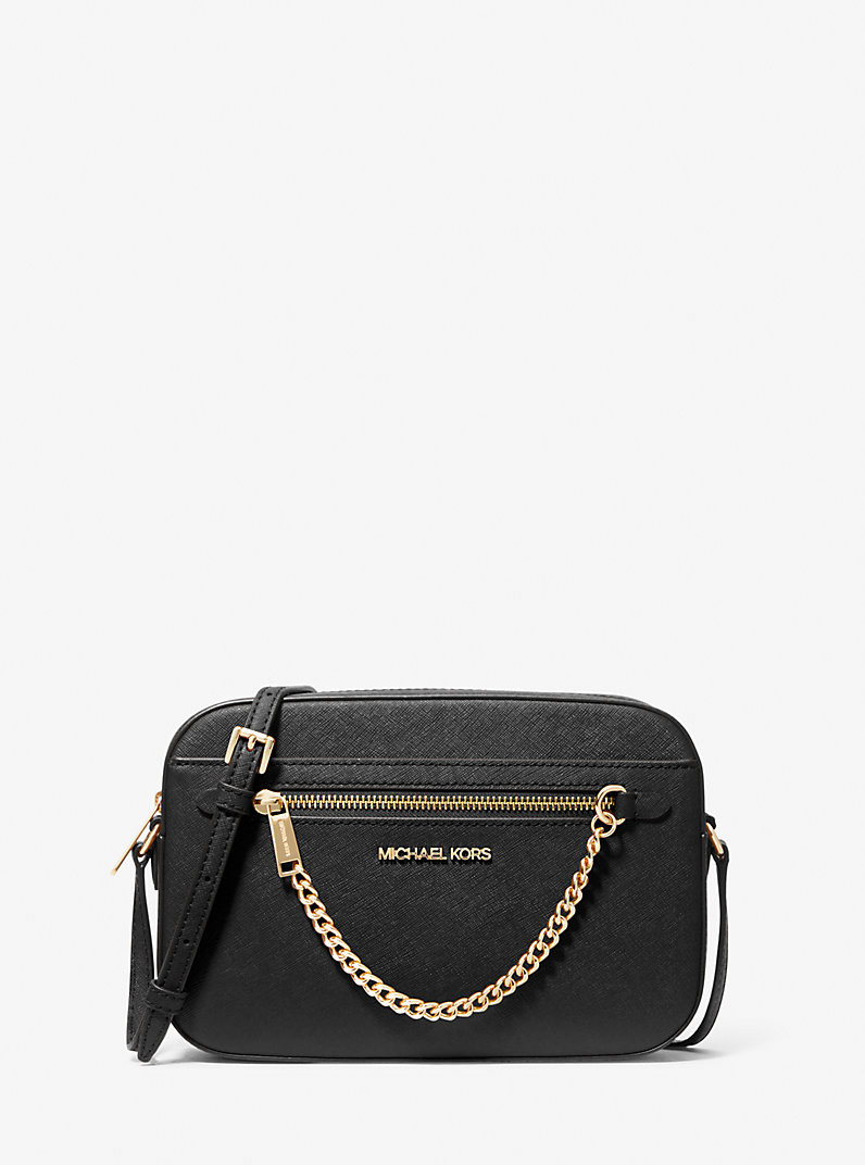 Jet Set Large Saffiano Leather Crossbody Bag | Michael Kors US