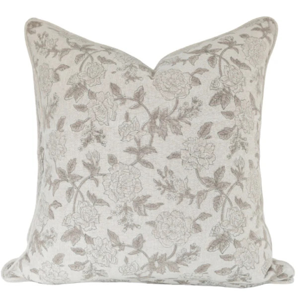 Evie Taupe Pillow Cover | Laurel & Blush