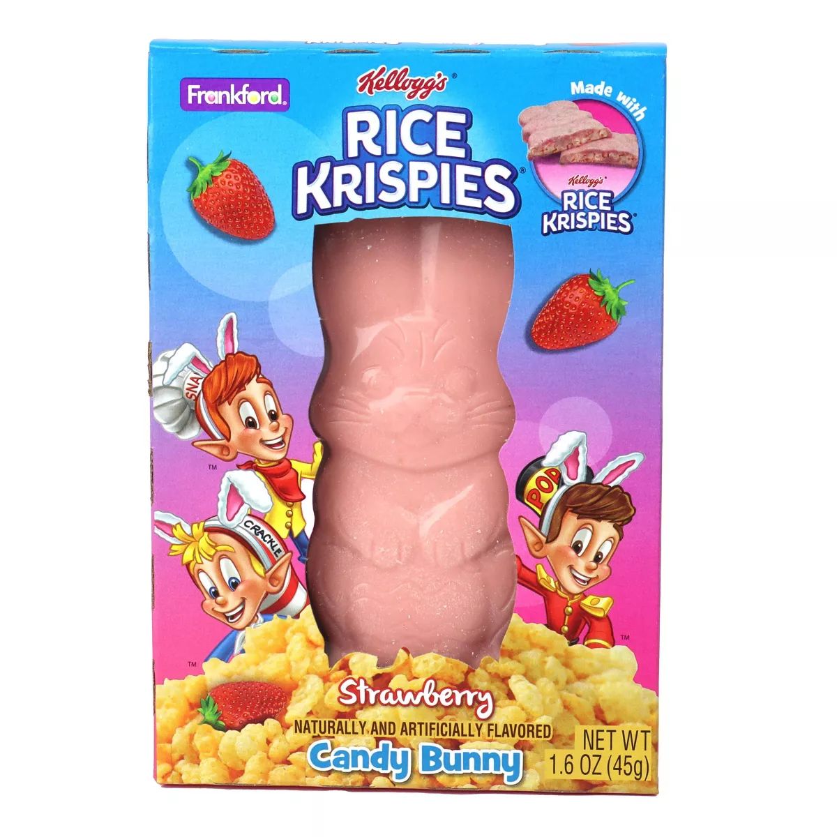 Rice Krispies Easter Strawberry Rabbit Bunny - 1.6oz | Target