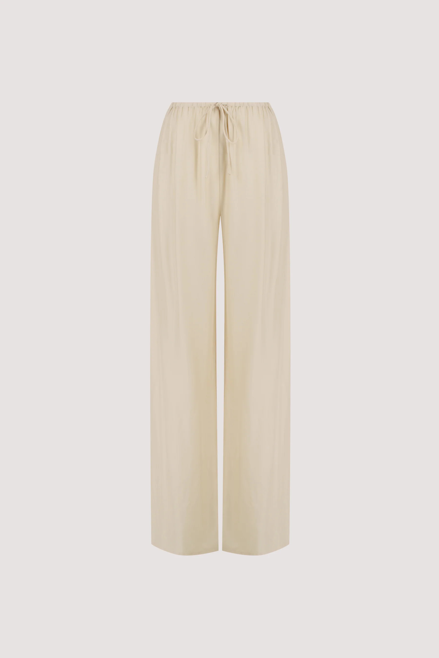 ADDIE STRAW CUPRO DRAWSTRING PANT | DISSH