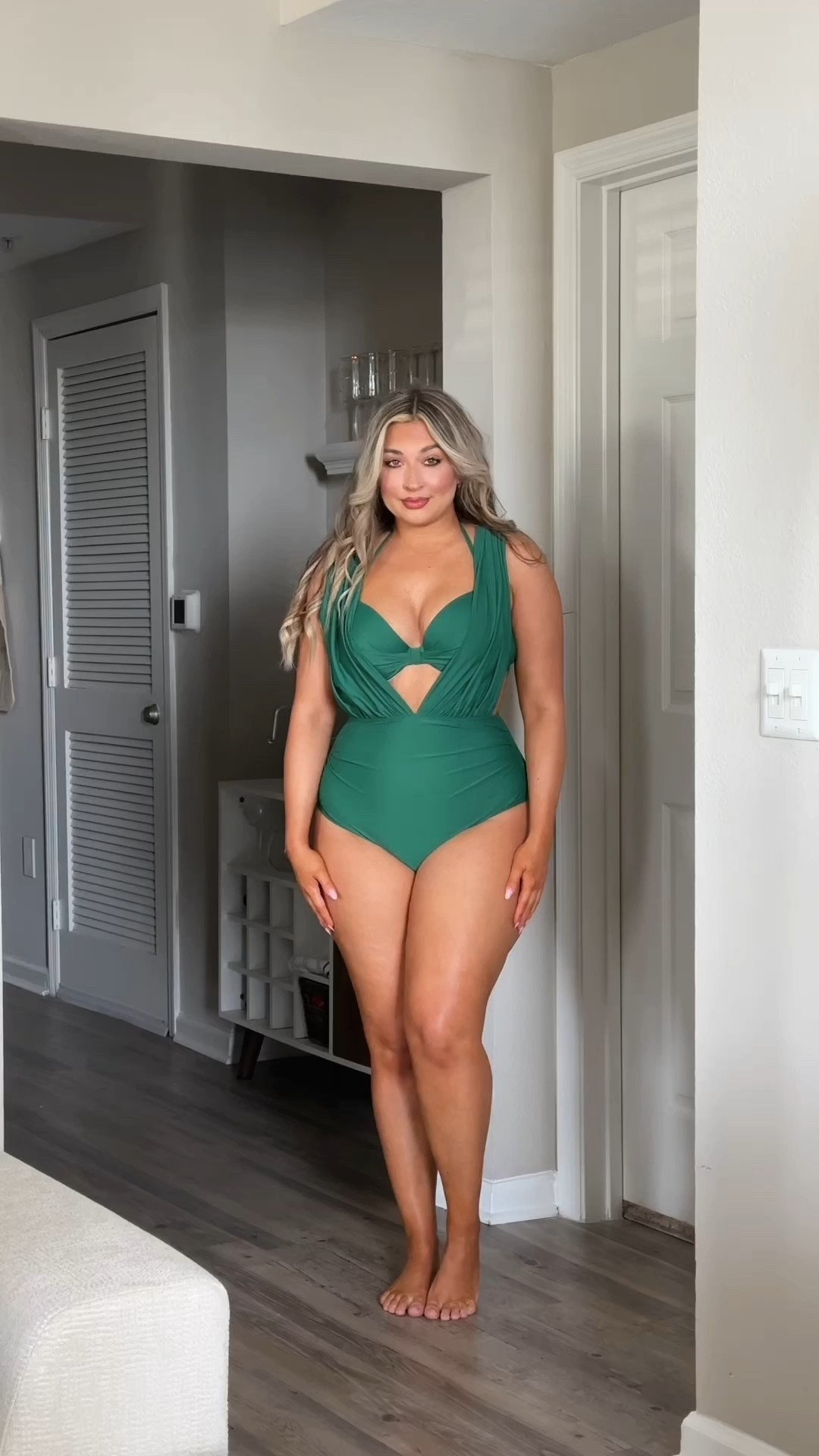 Serving looks and confidence in these budget-friendly swimsuits from Cupshe!

My sizes: 
First green two piece set: large
Black pants: large 
White cover up: large
Both bikinis: medium in top // large in bottoms 
Cover up dresses: medium

 #SwimwearHaul #LookExpensiveForLess

affordable swimsuits, swimwear, budget-friendly bathing suits, swimsuit haul, trendy swimwear, summer fashion, look expensive on a budget

#LTKgrwm #LTKootd #LTKMidsize