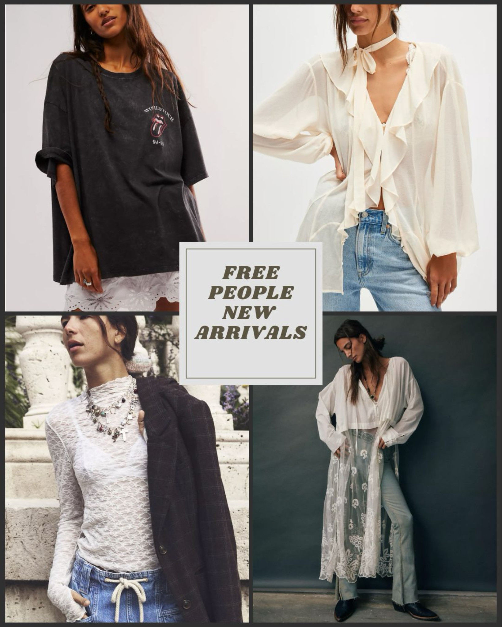 Free people new arrivals 💕 
Sheer is my favorite trend 

#LTKHoliday #LTKU #LTKFindsUnder100