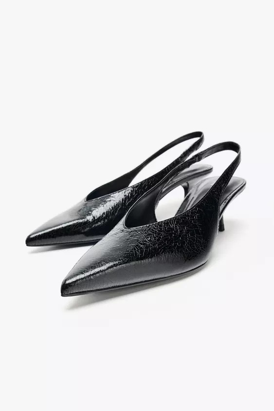 SLINGBACK HIGH-HEEL SHOES | Zara UK