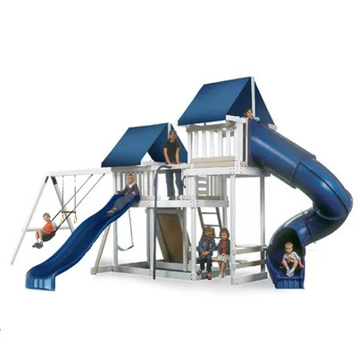 Monkey #3 White and Sand Swing Set | Wayfair North America