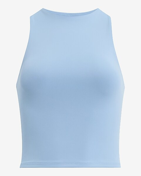 Body Contour High Compression High Neck Cropped Tank | Express