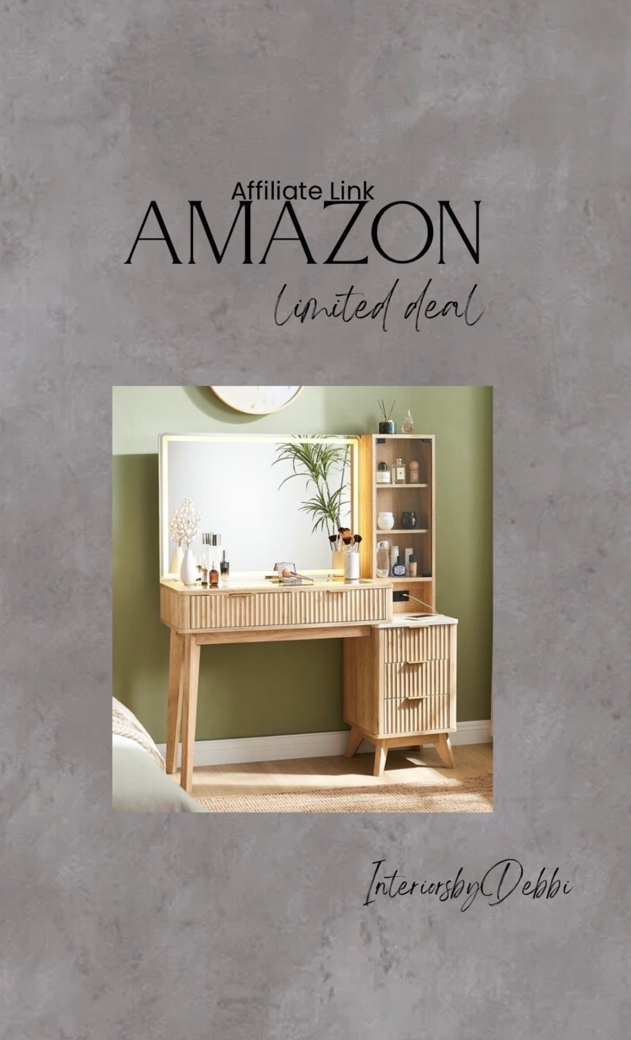 Amazon Find
Makeup table, transitional home, modern decor, amazon find, amazon home, target home decor, mcgee and co, studio mcgee, amazon must have, pottery barn, Walmart finds, affordable decor, home styling, budget friendly, accessories, neutral decor, home finds, new arrival, coming soon, sale alert, high end look for less, Amazon favorites, Target finds, cozy, modern, earthy, transitional, luxe, romantic, home decor, budget friendly decor, Amazon decor #amazonhome



#LTKSaleAlert #LTKHome #LTKSeasonal