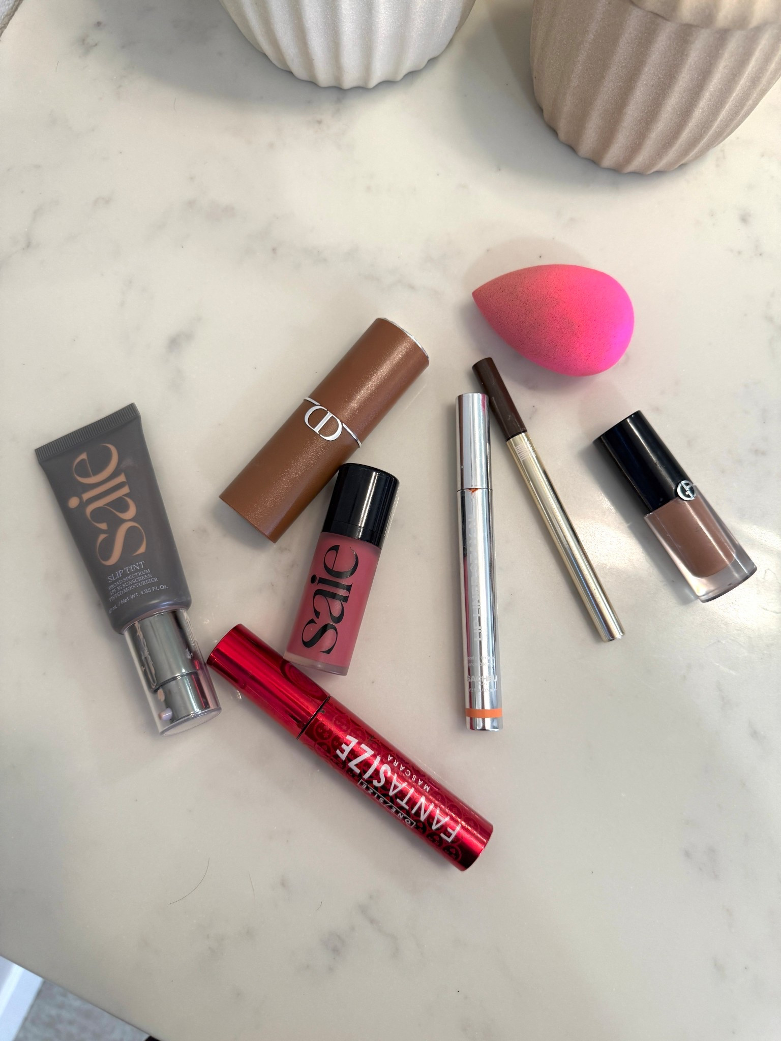 New makeup finds from Sephora 
Saie skin tint- shade 3.5
Dior bronzer- shade 3 
Saie blush- shade dreamy 

#LTKgrwm #LTKBeauty #LTKOver40